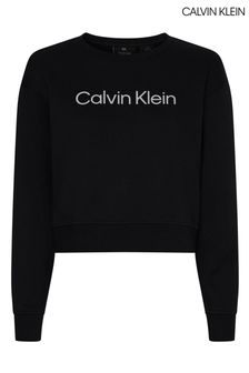 Calvin Klein ブラック エッセンシャル スウェットシャツ (C09161) | ￥11,310