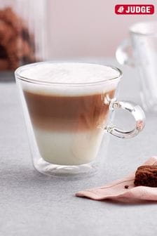 Judge Clear Duo Flare Double Walled Latte Glass Set (C09206) | €27