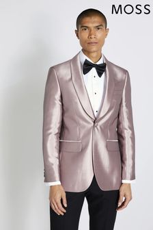 Moss Pink Champane Slim Fit Jacket (C09997) | $206
