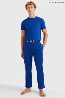 Tommy Hilfiger Th Ultraweiche Pyjamahose, Blau (C10068) | 43 €