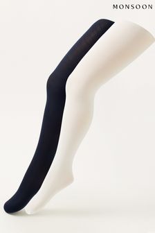 Komplet hlačnih nogavic naravne barve iz najlona Monsoon Plain (C11009) | €12 - €13
