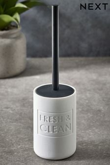 White Fresh And Clean Toilet Brush