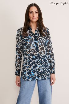 Phase Eight Blue Nell Floral Shirt (C11448) | 53 €