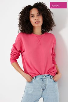 Joules Pink Monique Garment Dyed Crew Neck Sweatshirt (C12208) | 60 €