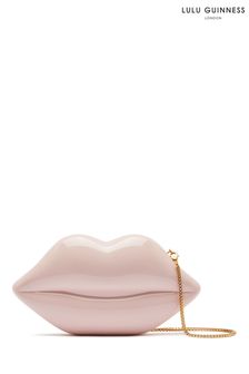 Lulu Guinness Pink Med Lips Clutch (C12388) | $469