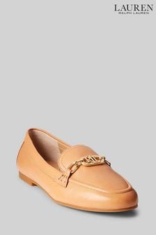 Lauren Ralph Lauren Nude Averi Leather Loafers (C12795) | $205