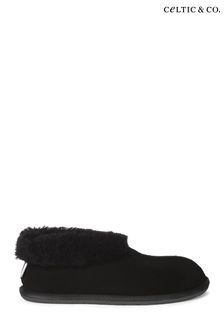 Celtic & Co. Mens Sheepskin Black Bootee Slippers (C12806) | 3,316 UAH