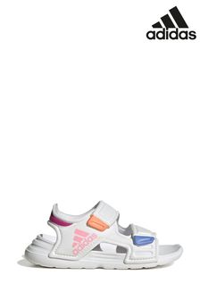 adidas White Altaswim Sandals (C13023) | $37