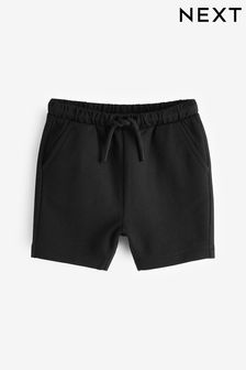 Negro - Pantalones cortos de punto (3 meses-7 años) (C13485) | 6 € - 8 €