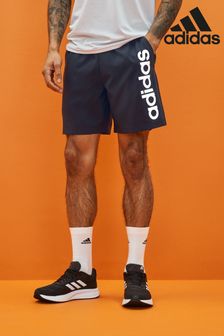 adidas Blue Sportswear AEROREADY Essentials Chelsea Linear Logo Shorts (C13796) | $63