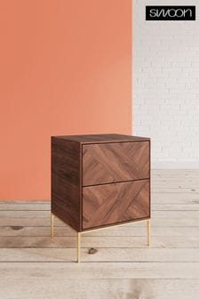 Swoon Brown Norrebro Bedside Table (C14169) | €339