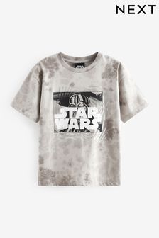 Grey Licensed Star Wars T-Shirt by Next (3-16yrs) (C14295) | €20 - €24