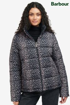 Barbour® Navy Blue Coastal Print Reversible Marin Quilted Padded Jacket (C14337) | 152 €