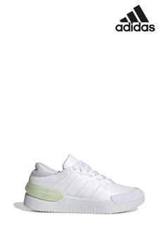 adidas White/Green Court Funk Trainers (C14425) | €44
