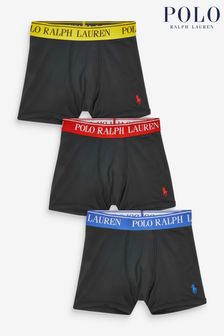 Polo Ralph Lauren Boys Cotton Stretch Logo Boxers 3 Pack (C14851) | ₪ 163