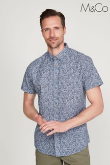 M&Co Blue Wave Print Shirt (C14991) | 34 €