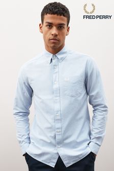 Синий - Оксфордская рубашка Fred Perry (C15216) | €147