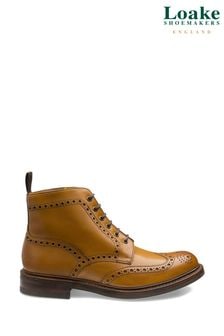 Loake Bedale Heavy Brogue Boots (C15347) | kr4,024