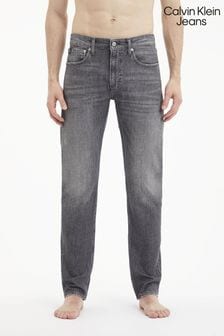 Szare jeansy Calvin Klein o dopasowanym kroju ze zwężanymi nogawkami (C15396) | 260 zł