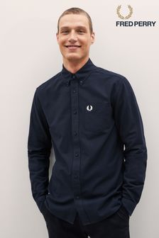 Темно-синий - Оксфордская рубашка Fred Perry (C15829) | €147
