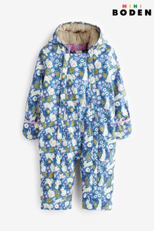 Boden Blue Printed Bunny Snowsuit (C15971) | 35 € - 38 €