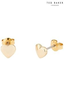 Tono dorado - Pendientes de botón de mujer con corazón pequeño Harly de Ted Baker (C15977) | 35 €