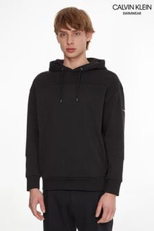 Calvin Klein Black Pique Interlock Comfort Hoodie (C16347) | 161 €