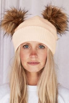 The Little Tailor Double Pom Pom Knitted Hat (C16458) | €17