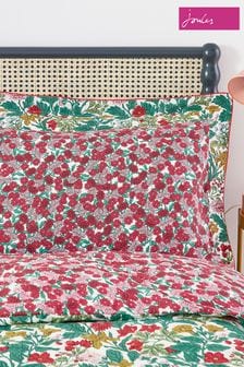 Joules Set of 2 Pink Rainbow Floral Pillowcases (C16597) | €24.50