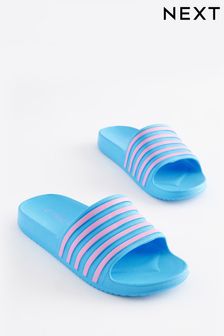 Blue Pink Stripe Sliders (C16610) | $26 - $35