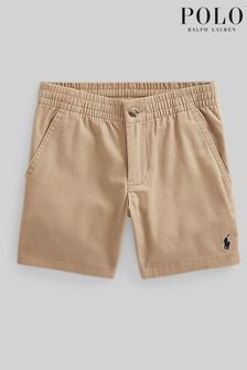 Бежевые шорты для мальчиков с логотипом Polo Ralph Lauren (C16706) | €47 - €49