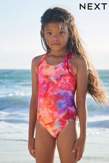 Pink Sports Cross-Back Swimsuit (3-16yrs) (C16868) | R220 - R311