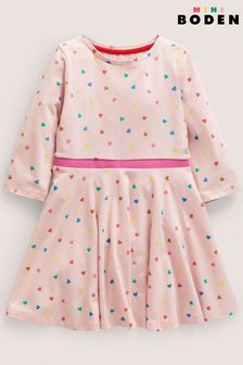 Boden Pink Twirly Skater Dress (C16971) | €32 - €36