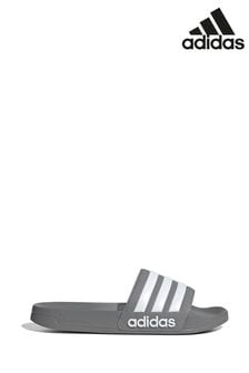 adidas Grey Adilette Shower Slides (C18436) | R490