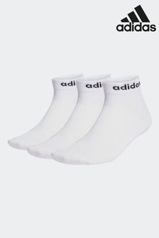 adidas White Think Linear Ankle Socks 3 Pair (C18612) | 50 zł