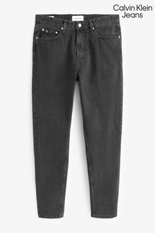 Szare jeansy Calvin Klein Jeans o regularnym kroju ze zwężanymi nogawkami (C19138) | 347 zł