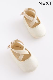 Gold Baby Ballet Shoes (0-24mths) (C19305) | $19
