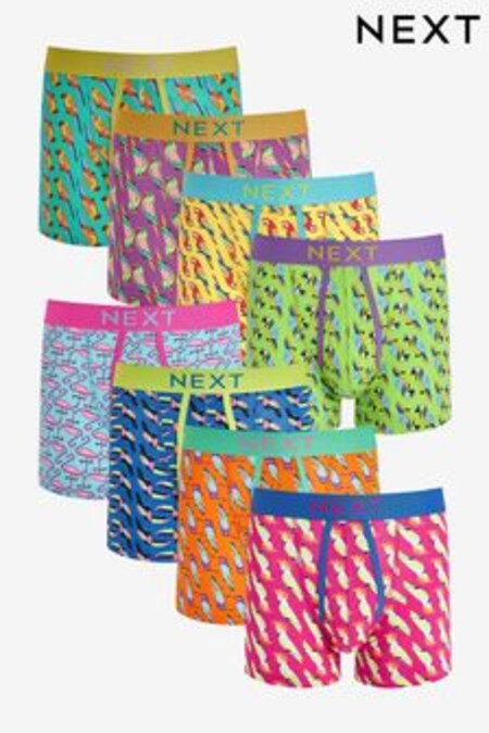 Bird Print 8 pack A-Front Boxers (C19396) | MYR 236