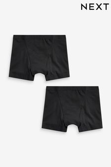黑色 - 2件裝青少年大流量經期防漏短褲 (7-16歲) (C19480) | NT$890 - NT$1,020