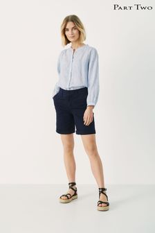 Part Two Blue Soffas Above Knee Length Shorts (C19600) | €77