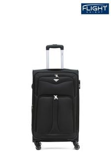Flight Knight Medium Softcase Lightweight Check-In Suitcase With 4 Wheels (C19652) | 297 QAR