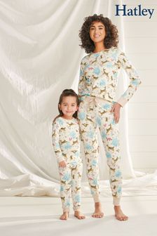 Hatley Cream Serene Forest Organic Cotton Pajama Set (C19692) | 43 €