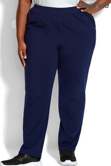 Avenue Navy Blue Active Pocket Trousers (C19832) | €25