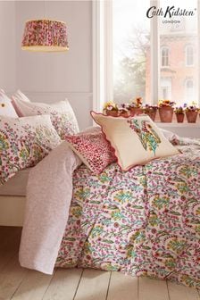 Cath Kidston Cream Paper Pansy Duvet Cover And Pillowcase Set (C19960) | 67 € - 121 €