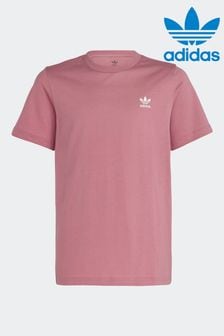 Roza majica s kratkimi rokavi in majhnim logotipom adidas Originals (C19970) | €21