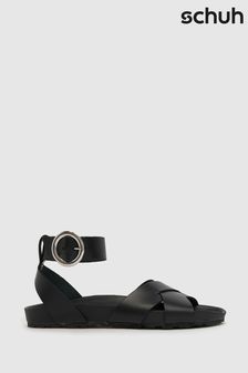 Schuh Tokyo Black Footbed Sandals (C20069) | 47 €