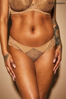 Ann Summers 2.1 Sexy Lace Planet Brasilianischer Slip, Nude (C20322) | 11 €