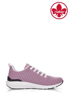 Rieker Evolution Women Pink Lace-Up Trainers (C20728) | ₪ 326