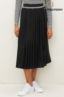 Fred Perry Black Tipped Pleated Skirt (C20974) | €79