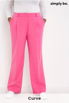 Simply Be Pink Dad Trousers (C21204) | €40